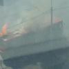 В Казани горит красный автобус (ФОТО)