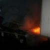 Четыре автомобиля пострадали от огня в Автограде