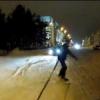 Найден водитель, буксировавший сноубордиста по проезжей части в центре Казани (ВИДЕО)