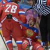 Россия обыграла Словению по хоккею на Олимпиаде