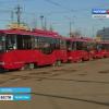 Казани запустили на линию новые трамваи (ВИДЕО)