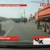 Серьезное столкновение едва не произошло на перекрестке в Казани (ВИДЕОрегистратор)
