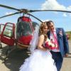 Жених из небольшой татарской деревни забрал невесту на вертолете (ВИДЕО)