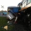В Татарстане автобус врезался в поезд (ФОТО)