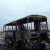 В Татарстане на трассе сгорел пассажирский автобус (ФОТО)