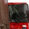 В Казани пассажирский автобус врезался в грузовик