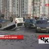 Автоледи, вылетев на красный свет в Казани, протаранила сразу два автомобиля, один перевернулся на крышу (ВИДЕО)
