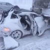 В сети появилось ВИДЕО  жуткой аварии на дороге Набережные Челны – Казань, в которой столкнулись 28 машин