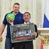 Волейбольный клуб «Зенит», который  выиграл Лигу чемпионов, чествовали в Казанском Кремле (ФОТО)