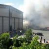 В Казани горит ангар около Вьетнамского рынка (ФОТО)