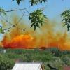 Желтый дым прекратил подниматься над Казанским пороховым заводом (ВИДЕО)