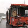 В Казани столкнулись два пассажирских автобуса