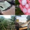 Ураган в Казани: сорванные крыши и побитые градом машины (ФОТО, ВИДЕО)