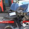 В Казани столкнулись маршрутный автобус и "Вольво" (ВИДЕО)