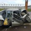 В Казани погиб водитель, протаранив столб (ФОТО)