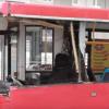 При аварии в Казани автобусу снесло половину кабины (ВИДЕО)