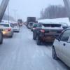 На выезде из Казани столкнулись 10 автомобилей (ФОТО)