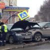 В центре Казани произошла серьезная авария: столкнулись две иномарки (ВИДЕО)