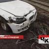 Автомобиль BMW потерял управление и снёс забор на проспекте Победы (ВИДЕО)