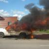 В Буинске взорвалась машина с газовыми баллонами, мужчина с ожогами попал в больницу