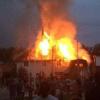 Пожарные машины со всей Казани тушили пожар в Залесном (ФОТО, ВИДЕО)