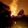 Пожар случился сегодня ночью на пороховом заводе в Казани (ФОТО)