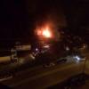 В Казани на парковке сгорел автобус (ФОТО)