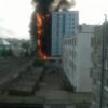 Сильный пожар охватил дом на улице Зорге в Уфе (ФОТО)
