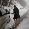 В Татарстане женщина в -25 градусов босиком вышла на трассу, требуя у ГИБДД отпустить мужа