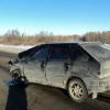 Водитель легковушки чудом остался жив после столкновения с грузовиком в Татарстане (ФОТО)