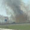 В Лаишевском районе Татарстана горит камыш (ФОТО)