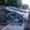 В Казани ветер обрушил крышу завода на авто (ФОТО)