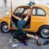 Экшн по-татарски: пьяная женщина из Зеленодольска попала в ДТП на угнанном такси