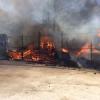 В сети появились фотографии с места пожара на базе отдыха в Тукаевском районе (ФОТО)