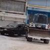 Очевидцы показали таран ВАЗа трактором в Заинске: «увидел ее с другим, вот и отомстил» (ВИДЕО)