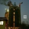 В Казани произошло возгорание на крыше ЖК «Манхэттен» (ВИДЕО)