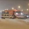 ДТП в Челнах: столкнулись «Ларгус» и снегоуборочная машина (ВИДЕО)