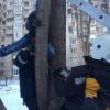 В Казани спасатели помогли ребенку, застрявшему между деревьями (ФОТО)