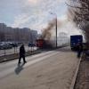 Появилось ВИДЕО горящего автобуса в Казани