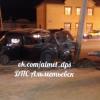 Погиб 18-летний пассажир легковушки, протаранившей столб в Альметьевске (ФОТО)