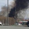 В Казани сняли на видео серьезный пожар неподалеку от ТЦ «Мегастрой» (ФОТО, ВИДЕО)