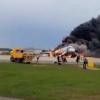 В Сети появилось ВИДЕО из салона горящего самолёта Sukhoi Superjet 100