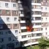 Появилось ВИДЕО пожара в многоэтажке на Закиева в Казани