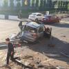 Суд арестовал водителя «БМВ», который снес забор в центре Казани (ВИДЕО)