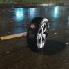 Пьяная девушка в Казани разбила автомобиль (ФОТО)