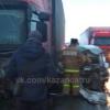 Под Казанью такси с пассажиркой влетело в фуру: погибли два человека 