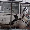 В Азнакаево водитель автобуса умер за рулем и протаранил несколько машин (ВИДЕО)