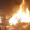 Частный дом сгорел ночью в Казани