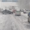 На трассе в Татарстане из-за метели столкнулись больше 10 автомобилей (ВИДЕО)