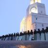 Возле Казанского Кремля выставили оцепление: вход охраняет ОМОН с щитами